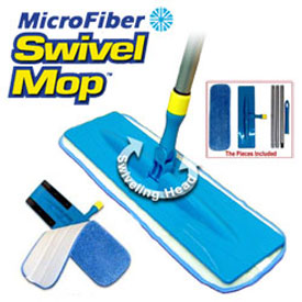 microfiber swivel mop