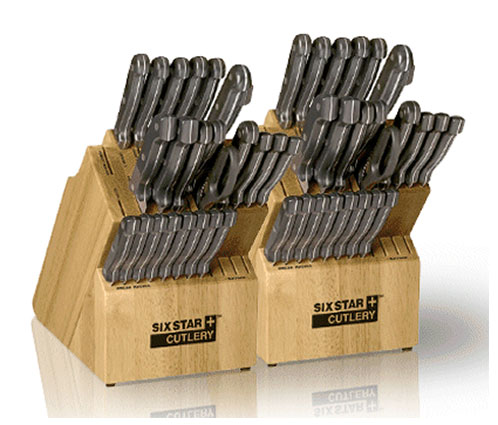 Sold at Auction: Six Star Cutlery Large Knife Set